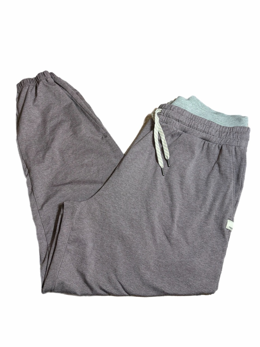 NWOT Vuori Halo Warm-Up High-Rise Jogger Pant *Dream Knit (Rosemary Heather) XL